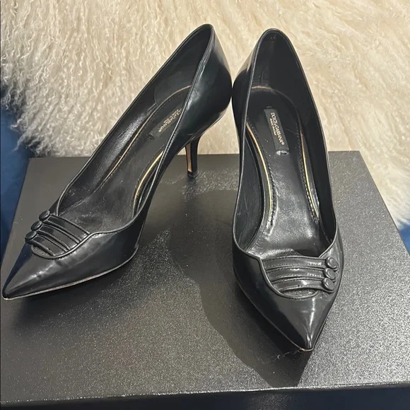 靴 Dolce & Gabbana pointed toe shoes 7 Dolce & Gabbana | Shoes | Dolce Gabbana Leather Pumps Shoes